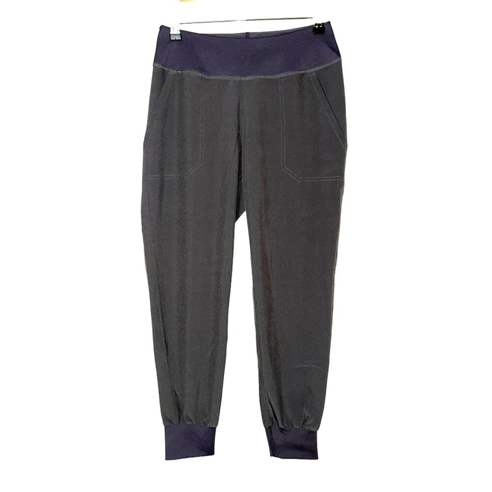 Patagonia Happy Hike Jogger Pants Gray Elastic Waistband Lightweight Activewear